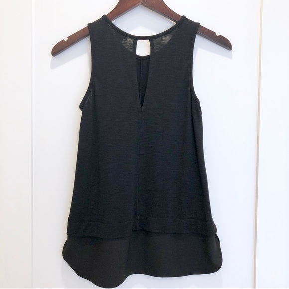J. Crew Black Sleeveless Shell Top XSP - Picture 5 of 7